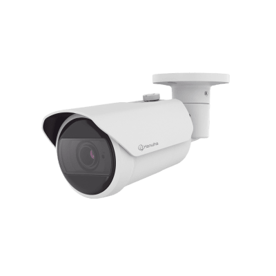Cámara IP Tipo Bala Antivandálica 2 Megapíxel /Lente Motorizado 3.2 a 10mm / IR 40M / WDR 120db / Exterior IP66 / H.265 & WiseStream · HANWHA VISION